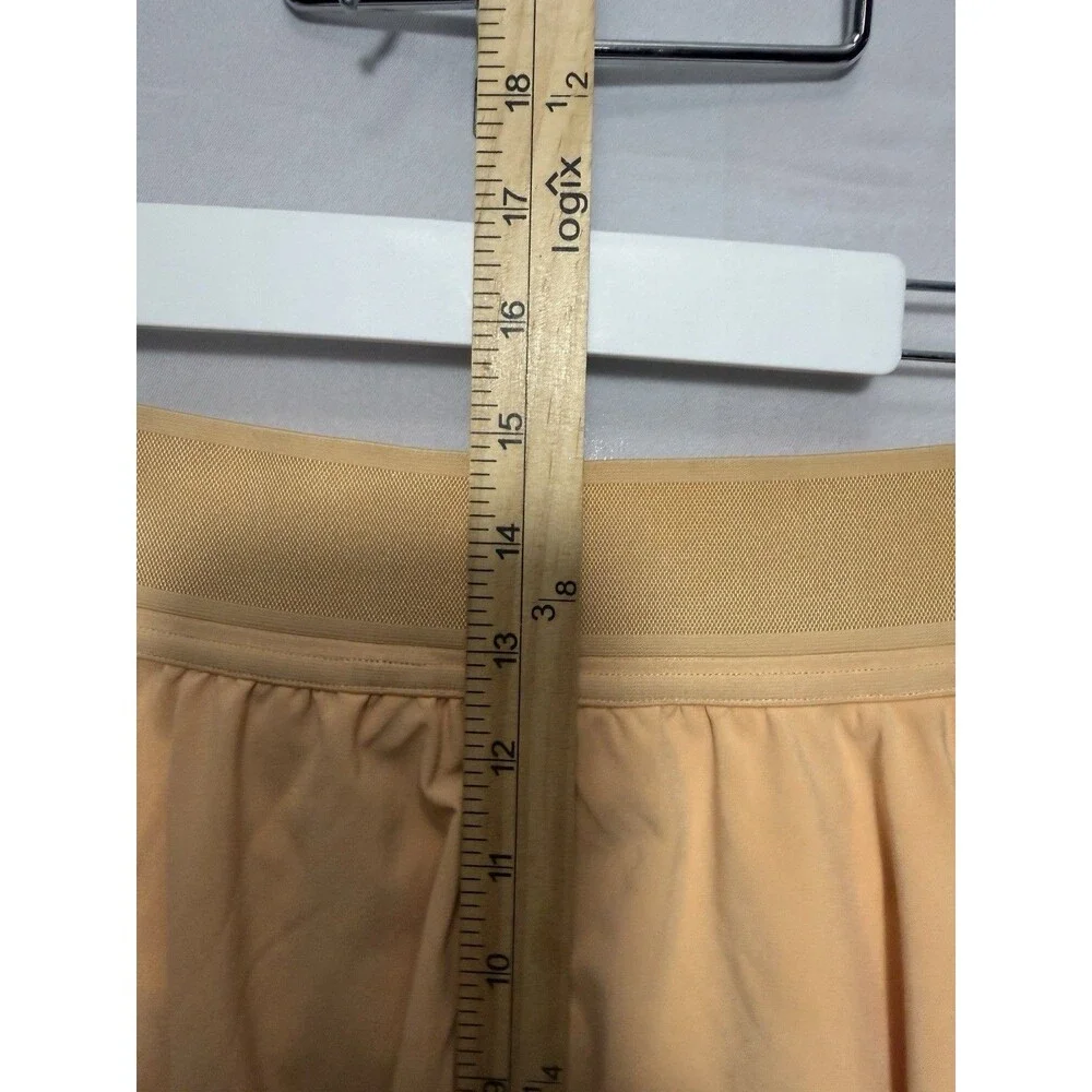 Lululemon Court Rival High Rise Skirt Long Size 6 Summer Glow Tennis Golf Skort